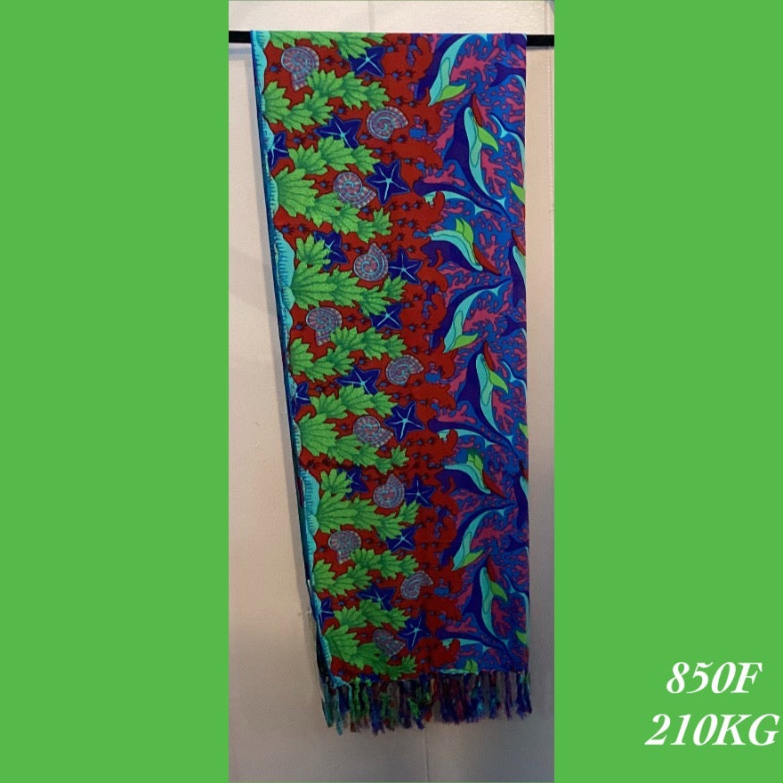 850F - 210KG , Fringed scarf