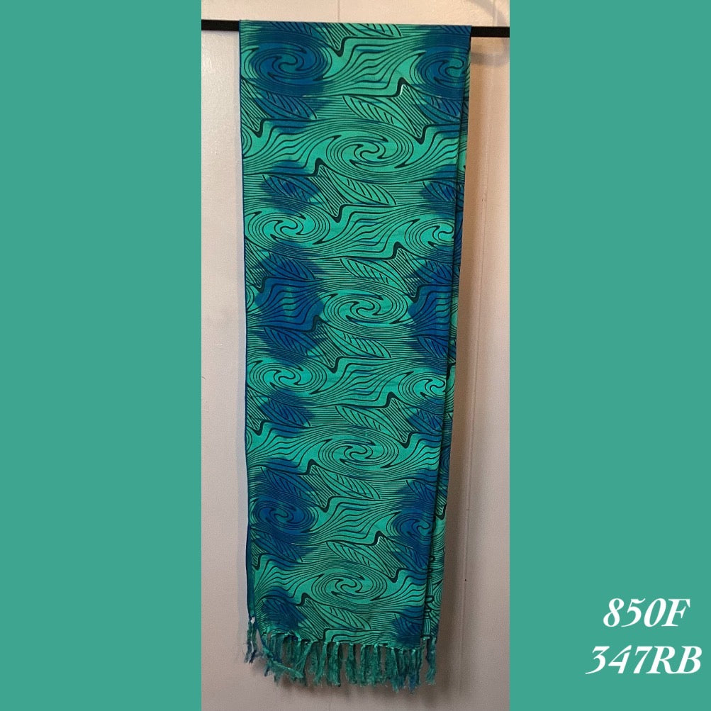 850F - 347RB , Fringed scarf