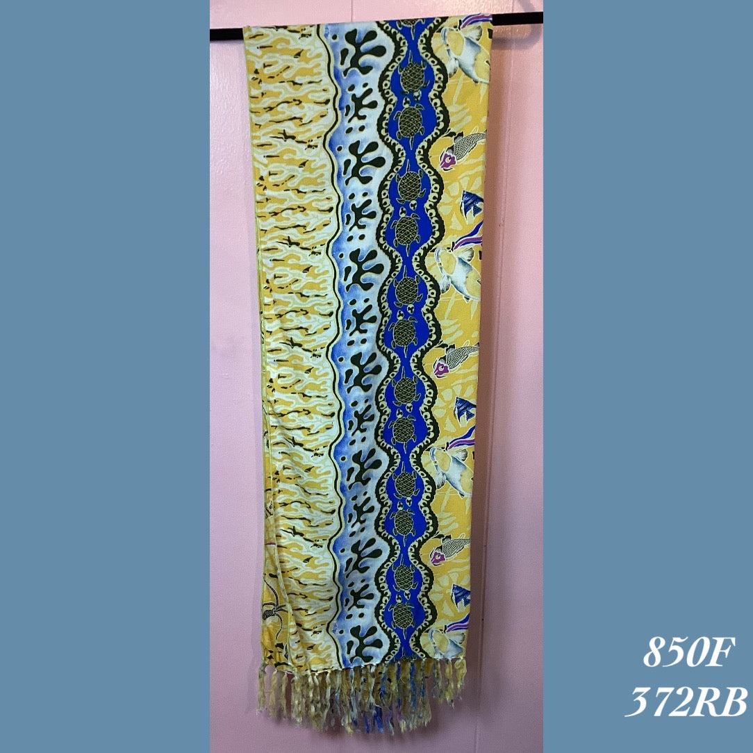 850F - 372RB , Fringed scarf