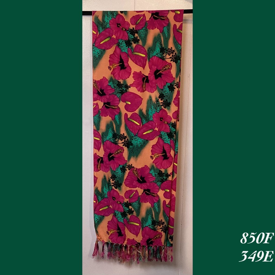 850F - 349E , Fringed scarf