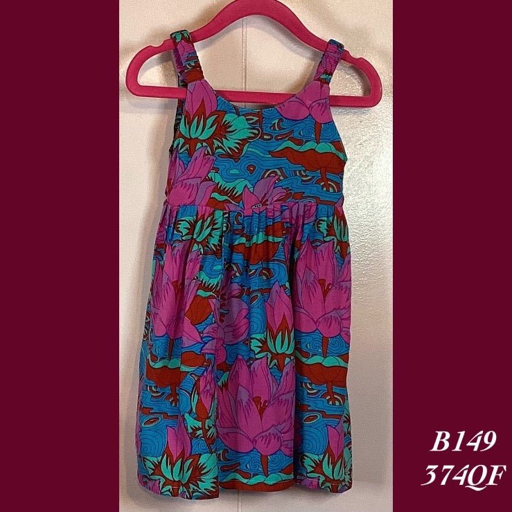 B149 - 374QF , Elastic strap baby doll dress