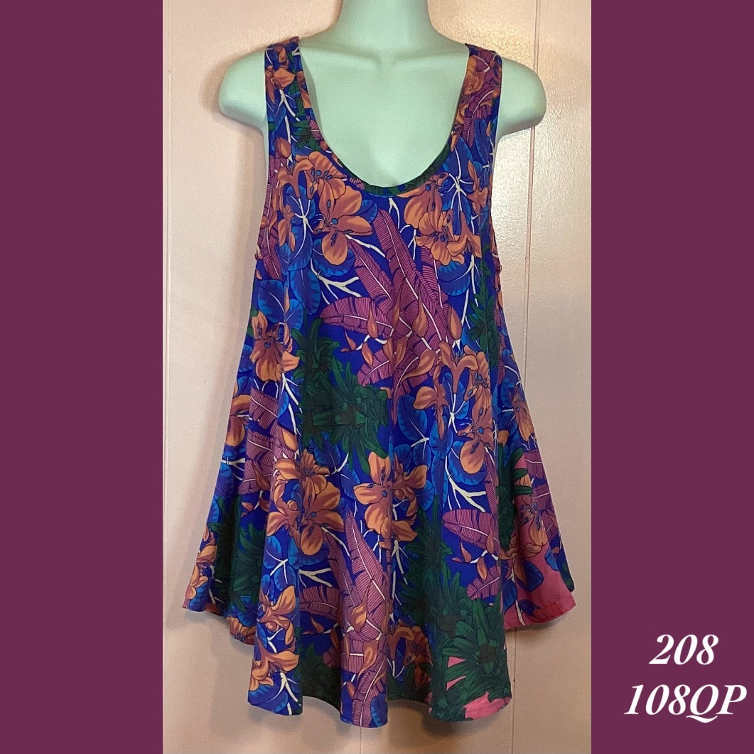 128 - 108QP , Swing tank top