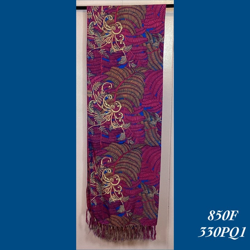 850F - 330PQ1 , Fringed scarf