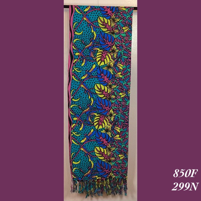 850F - 299N , Fringed scarf