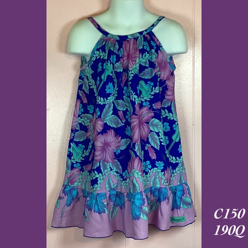C150 - 190Q , Drawstring back A Line dress