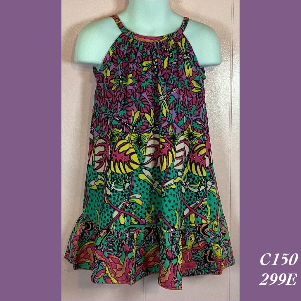 C150 - 299E , Drawstring back A Line dress