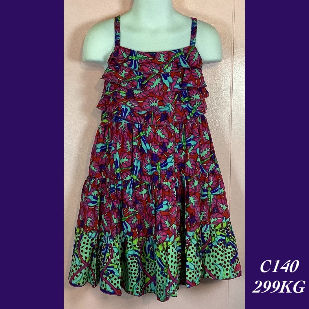 C140 - 299KG , Ruffle top tier dress