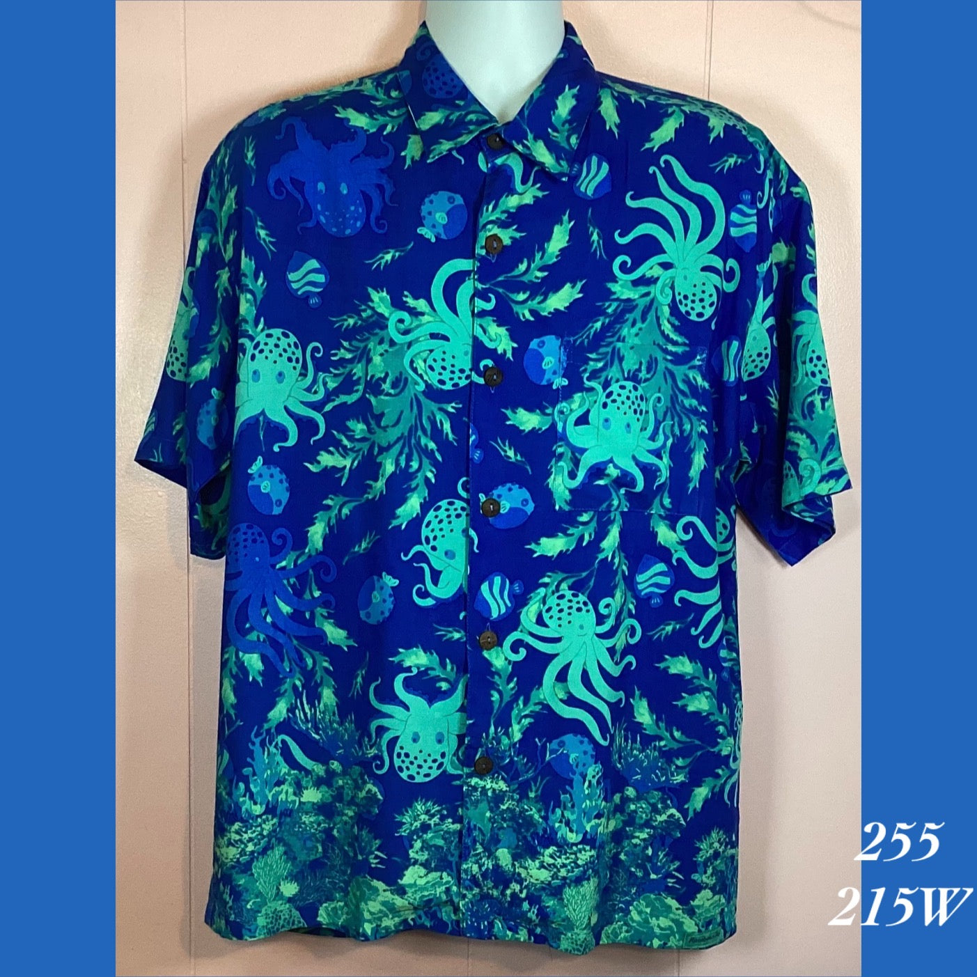 255 215W , Men's Aloha Shirt