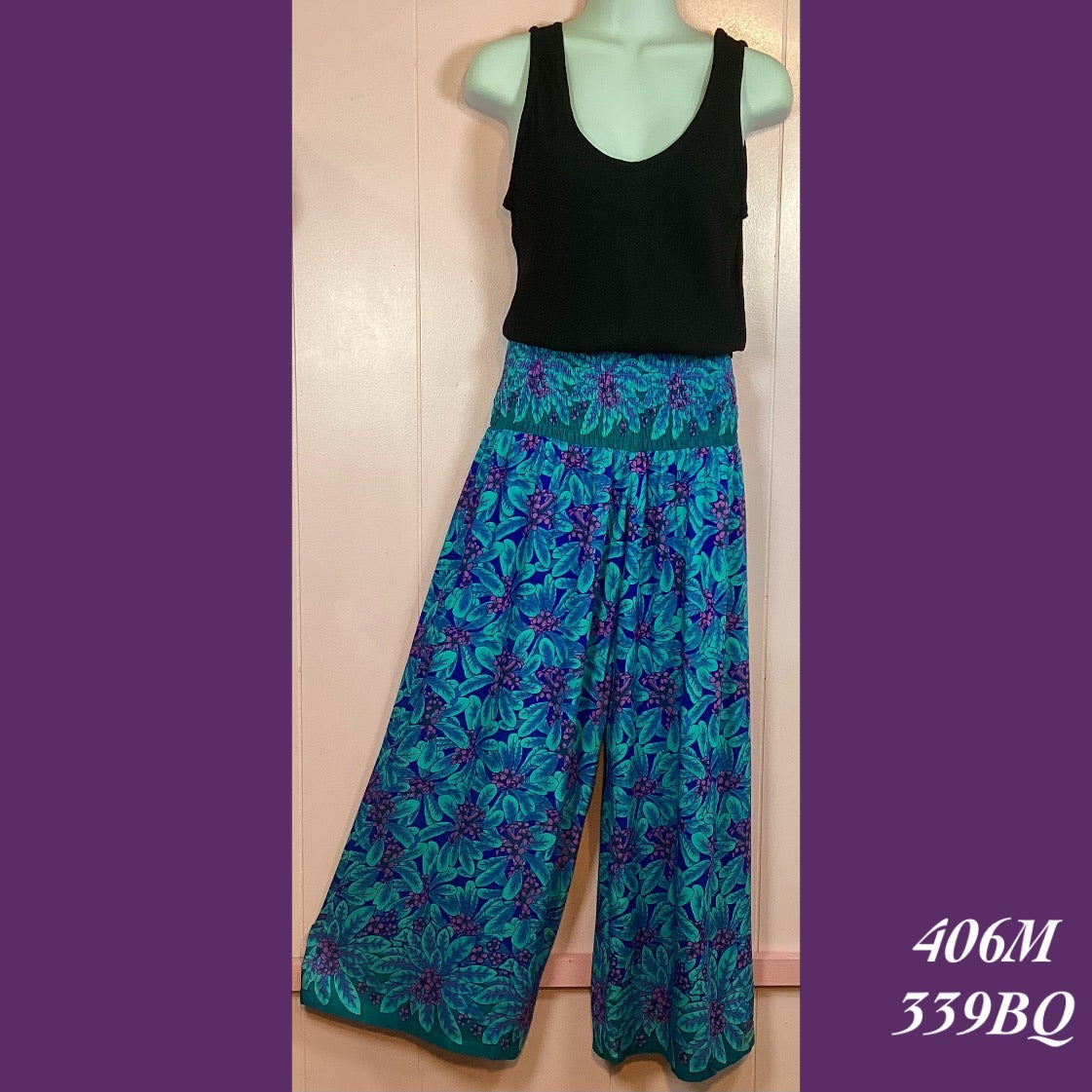 406M - 339BQ , Elastic ribbed pant