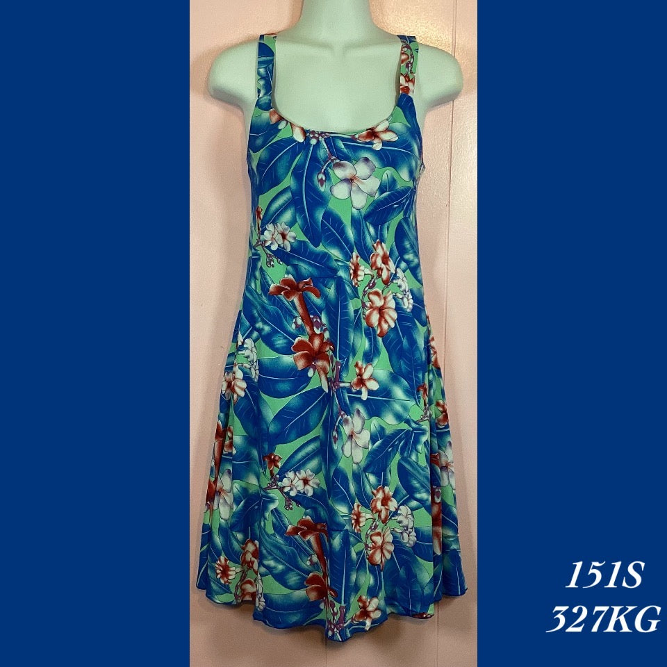 151S - 327KG , Bias cut strap dress