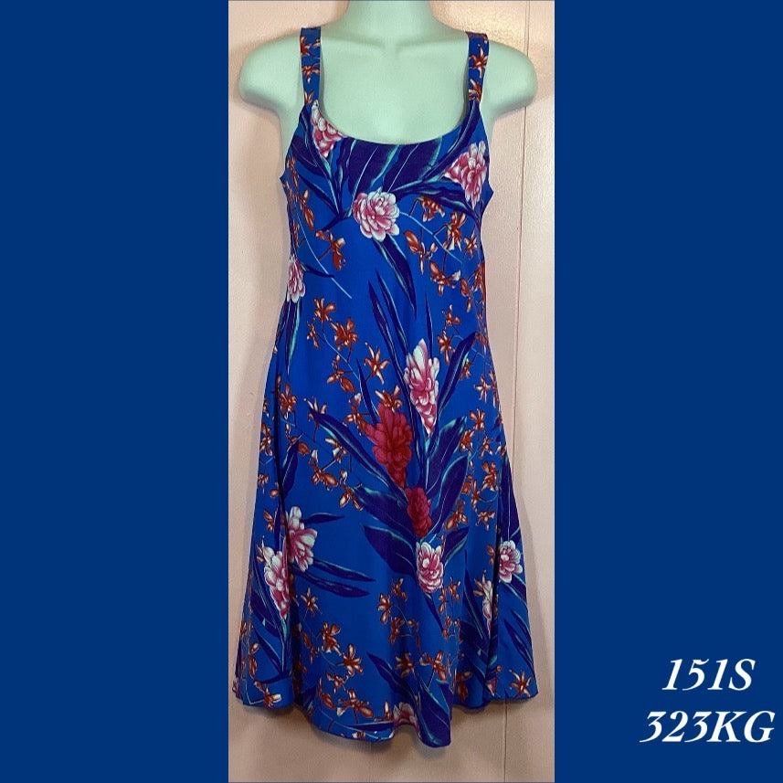 151S - 323KG , Bias cut strap dress