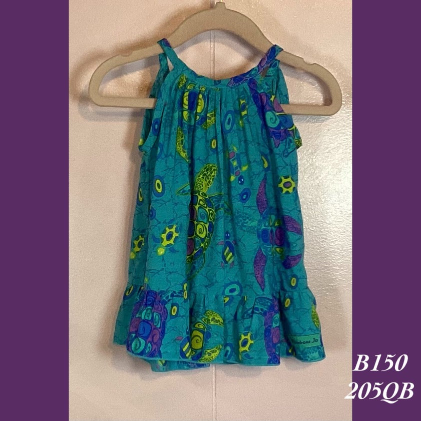 B150 - 205QB , Draw string back dress