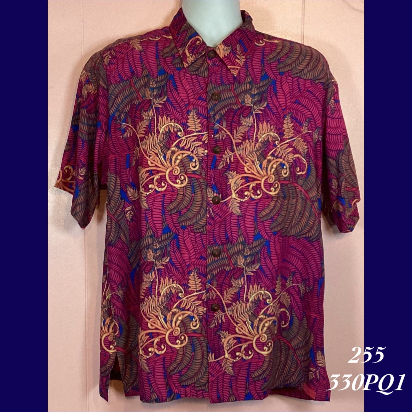 255 - 330PQ1 , Men's Aloha shirt