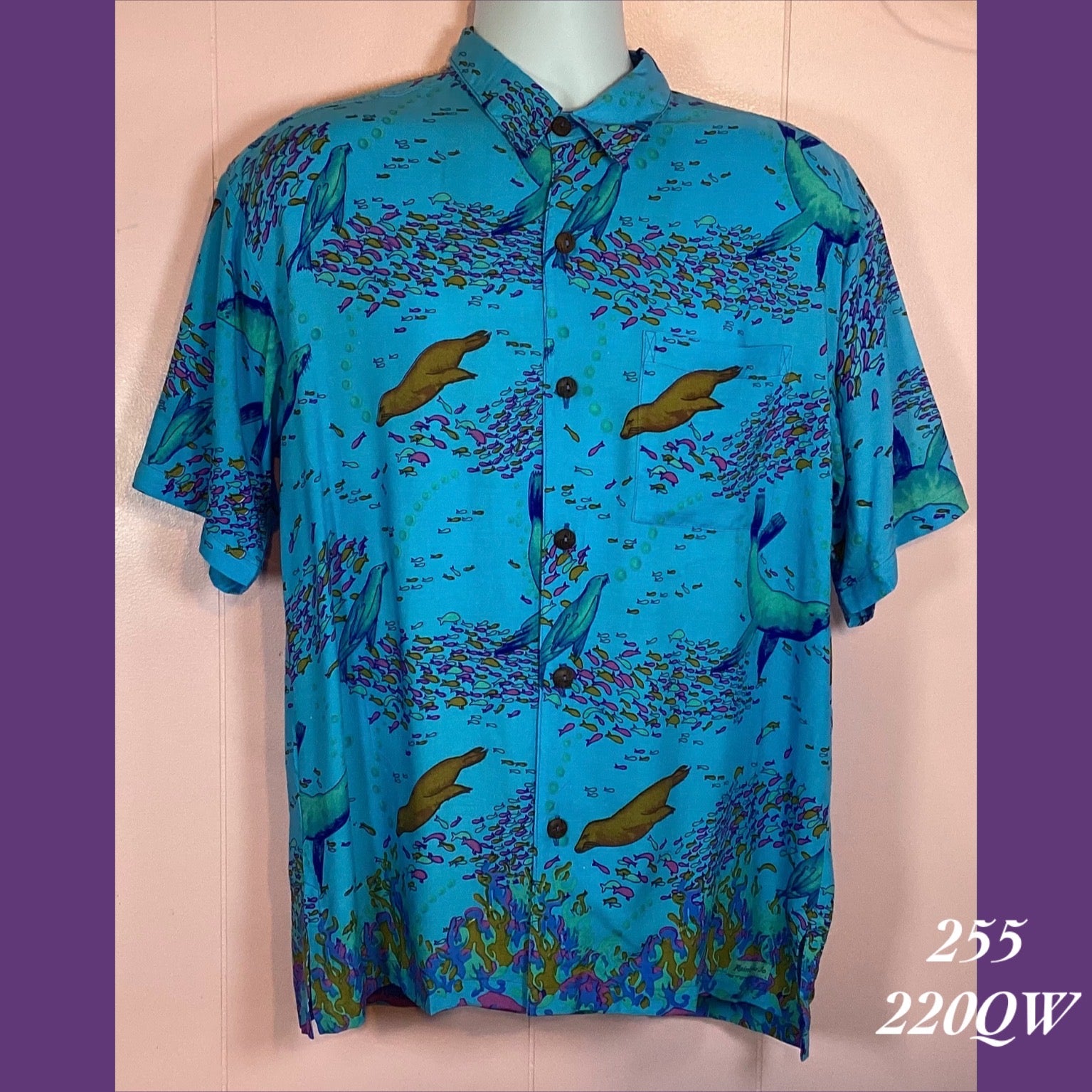 255 - 220QW , Men's Aloha Shirt
