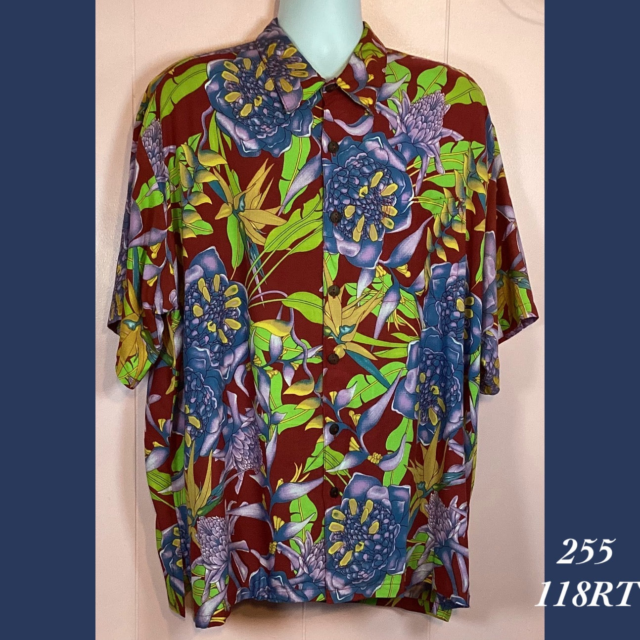 255 - 118RT , Men's Aloha Shirt