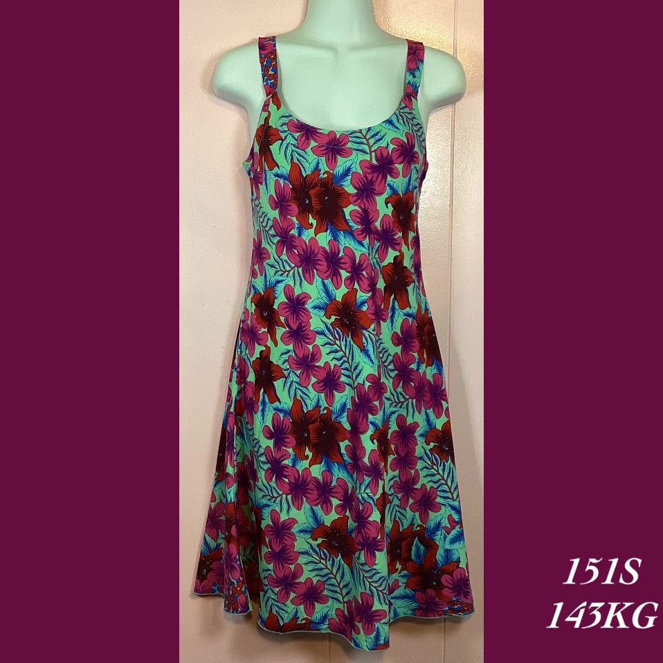 151S - 143KG , Bias cut strap dress