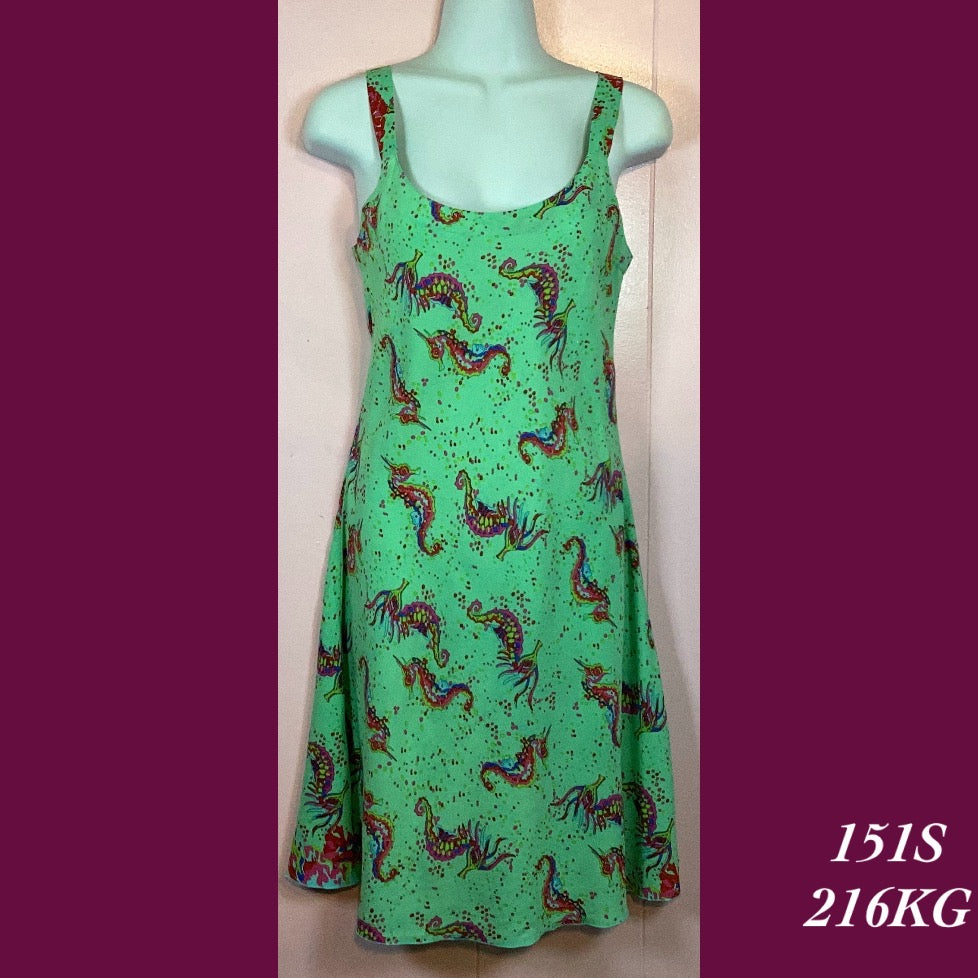 151S - 216KG , Bias cut strap dress