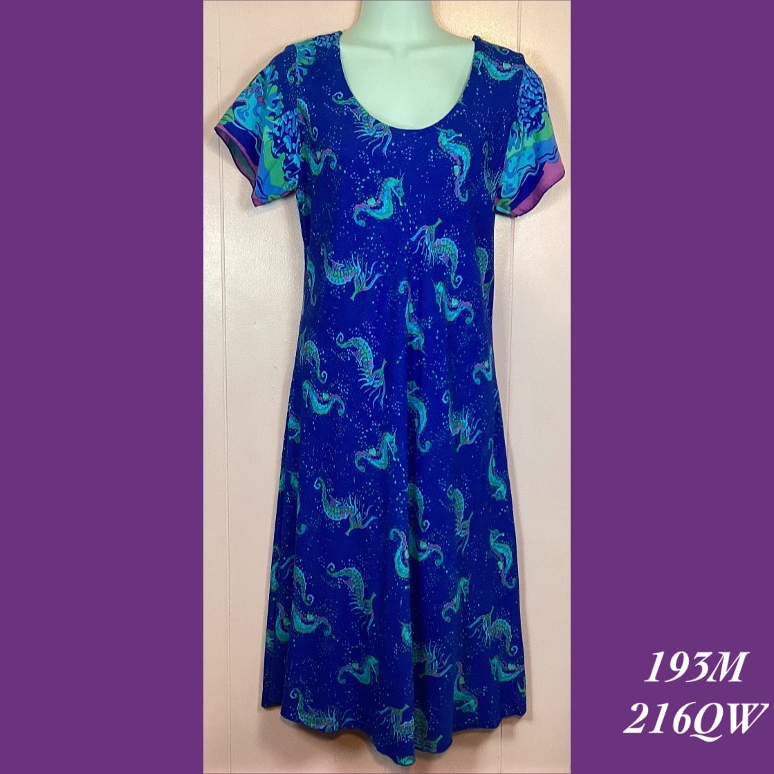 193M - 216QW , Sleeved bias cut dress mid length with ruffle