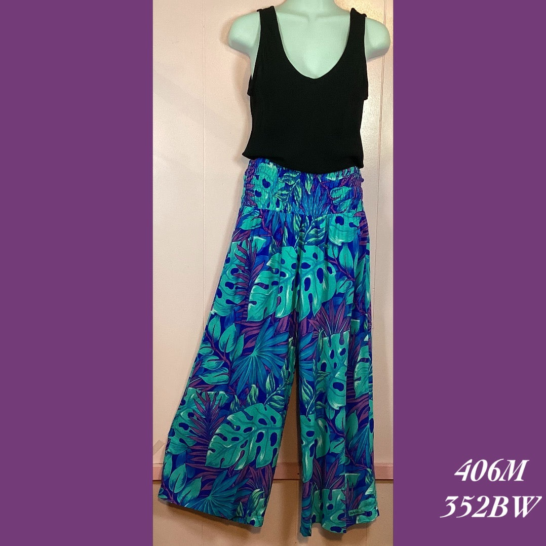 406M - 352BW , Elastic ribbed pant