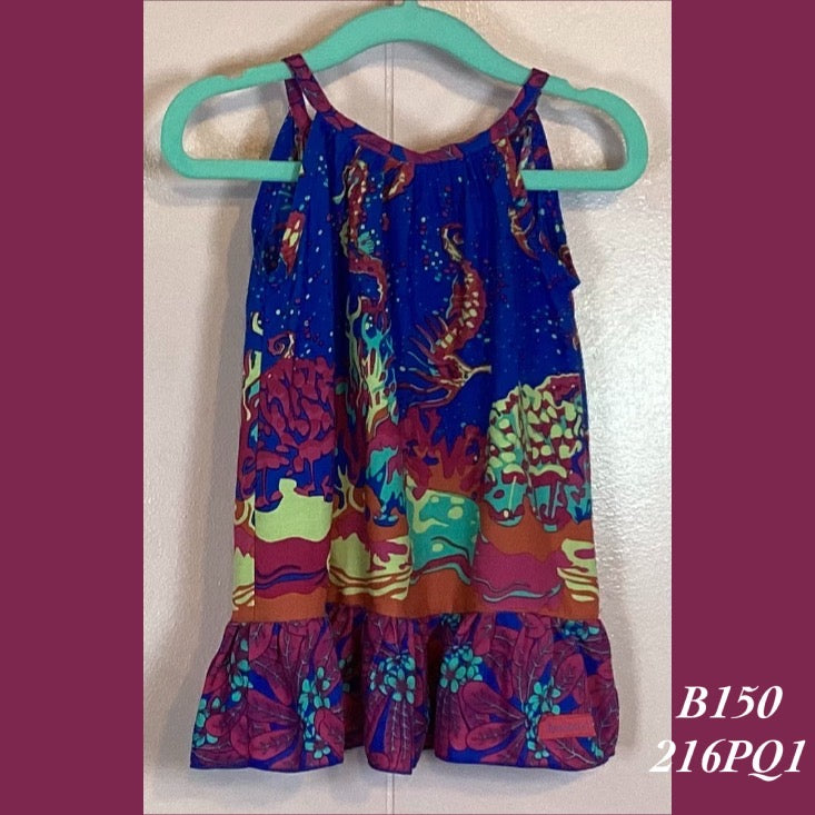 B150 - 216PQ1 , Draw string back dress