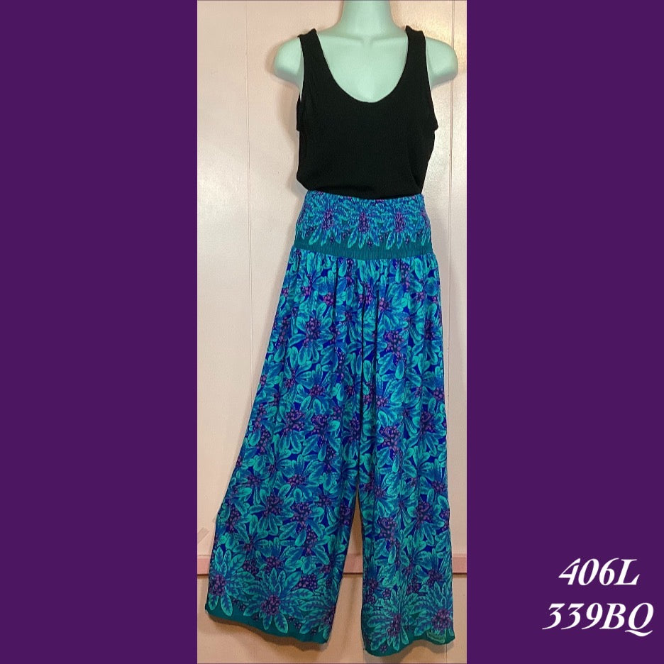 406L - 339BQ , Elastic ribbed pant long
