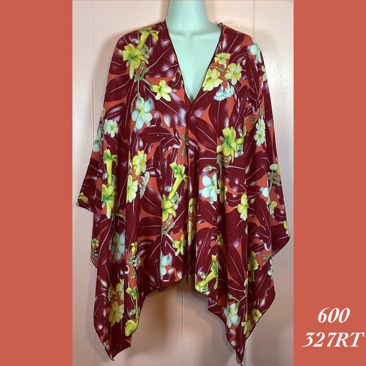 600 - 327RT , Shoulder wrap sarong