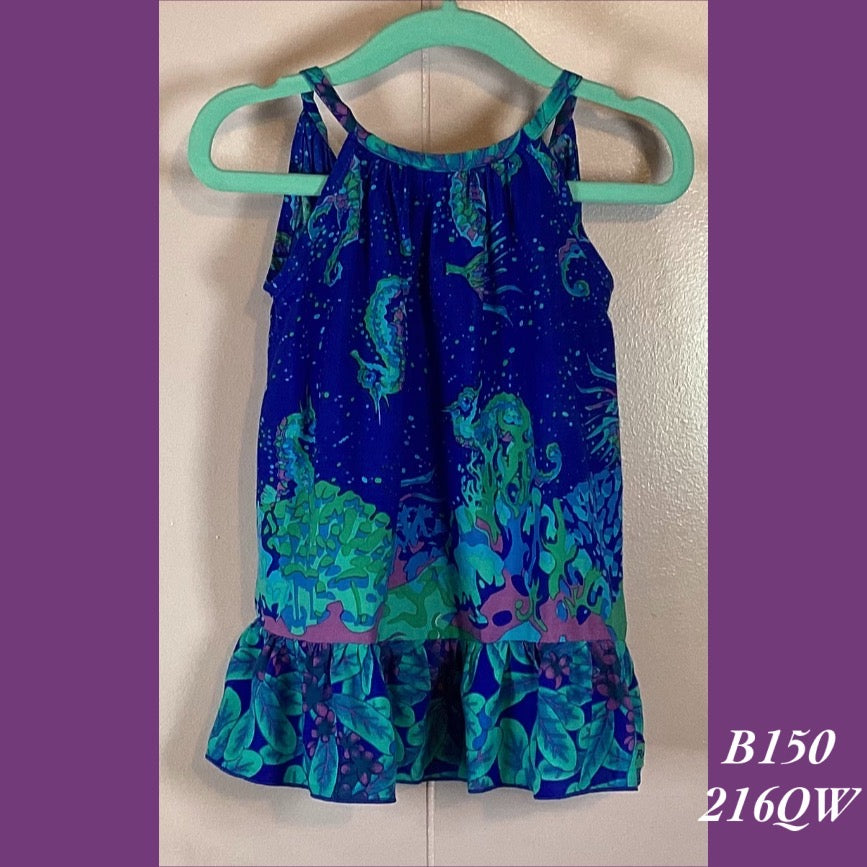 B150 - 216QW  , Draw string back dress