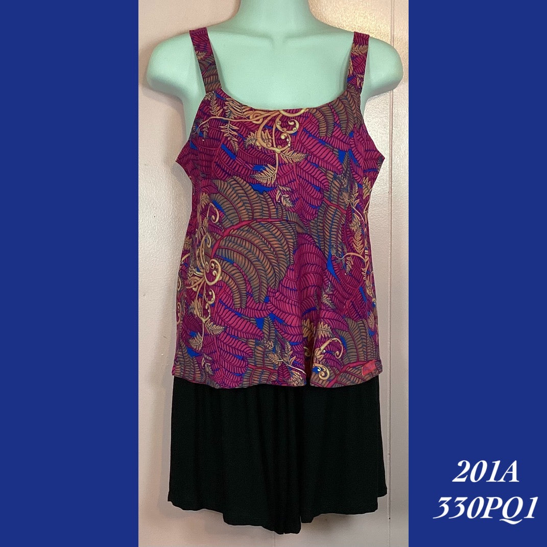 201A - 330PQ1 , Bias cut strap top