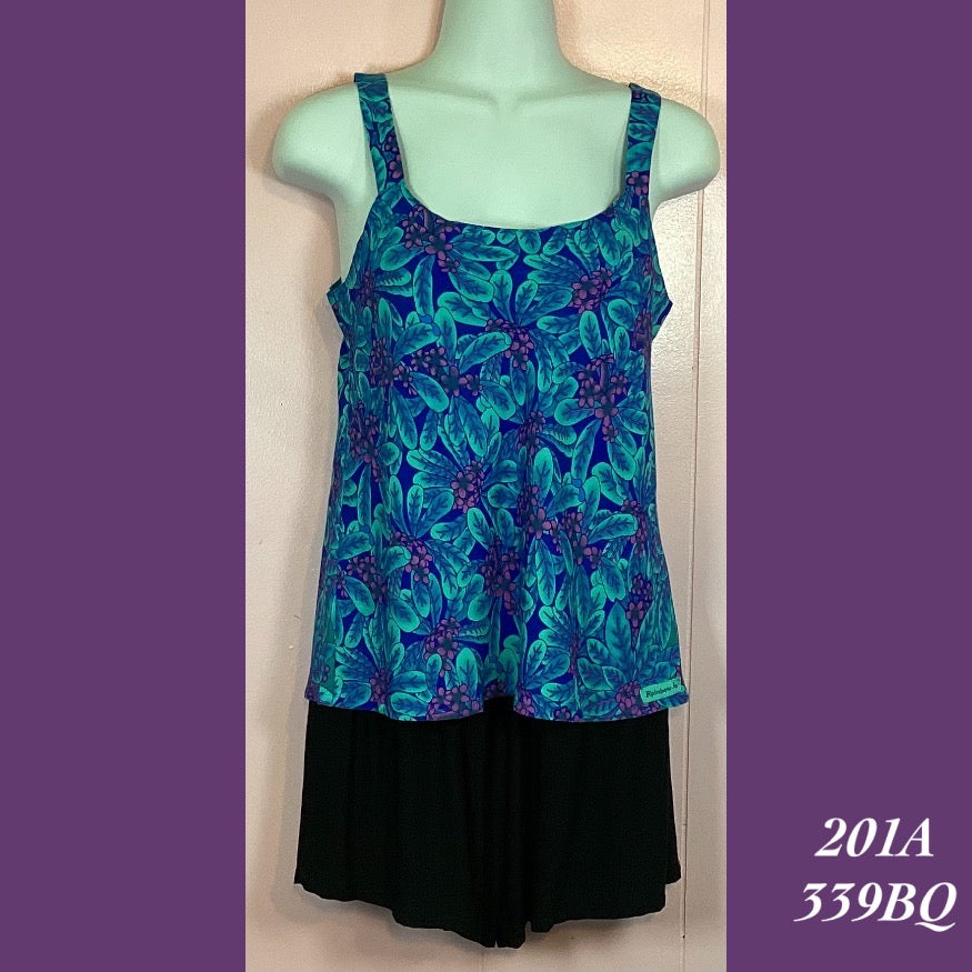 201AX - 339BQ , Bias cut strap top plus size