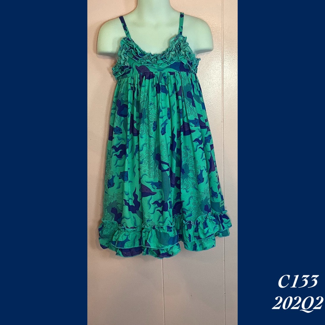 C133 - 202Q2 , Ruffle top dress