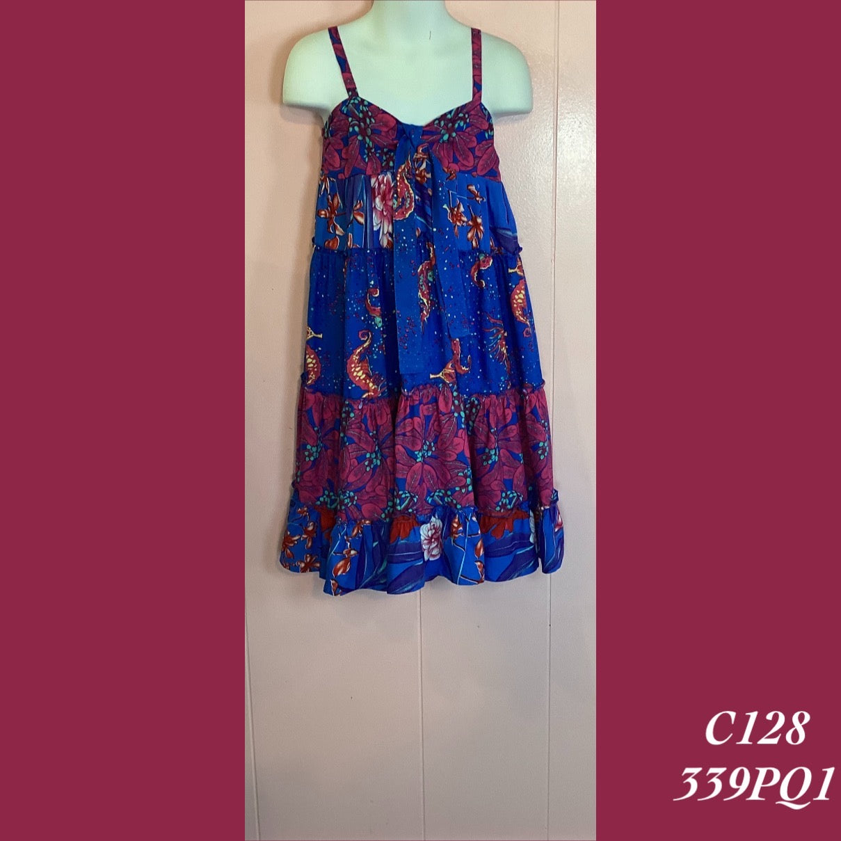 C128 - 339PQ1 , Tier dress