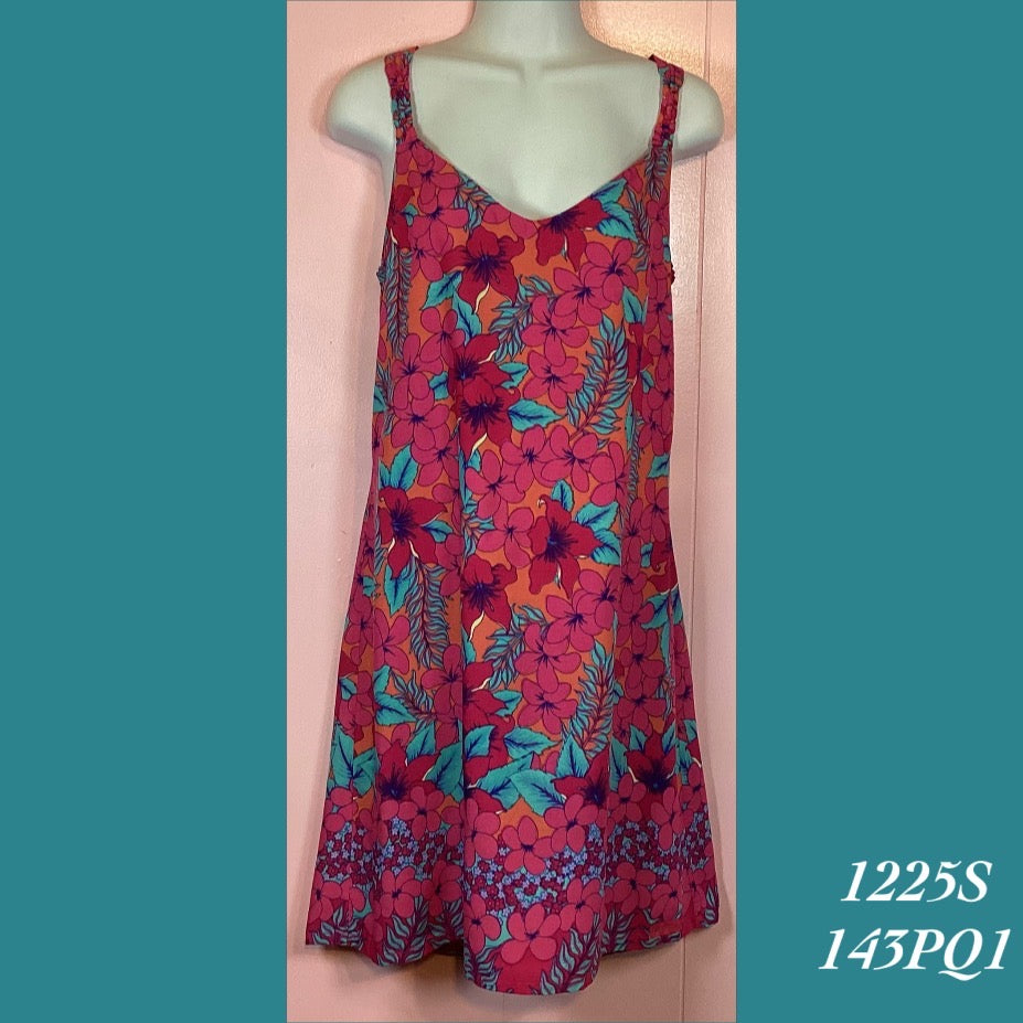 1225S - 143PQ1 , Rainbow Jo braided strap sundress