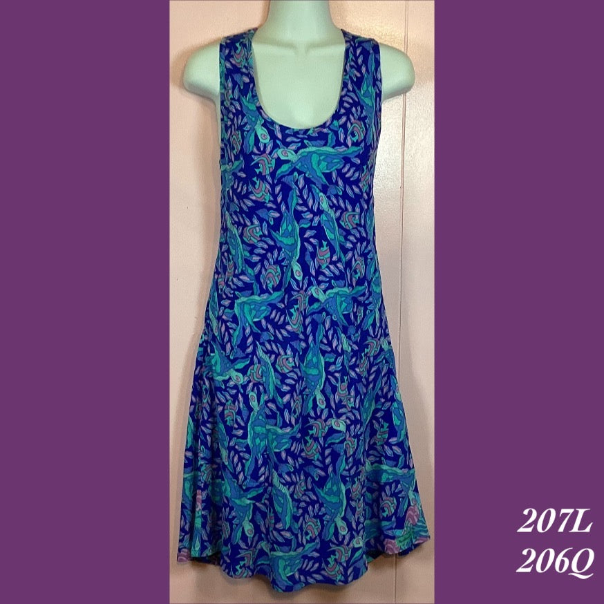 127- 206Q , Relaxed fit pocket dress