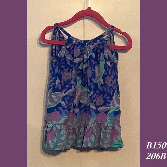 B150 - 206B , Drawstring back dress