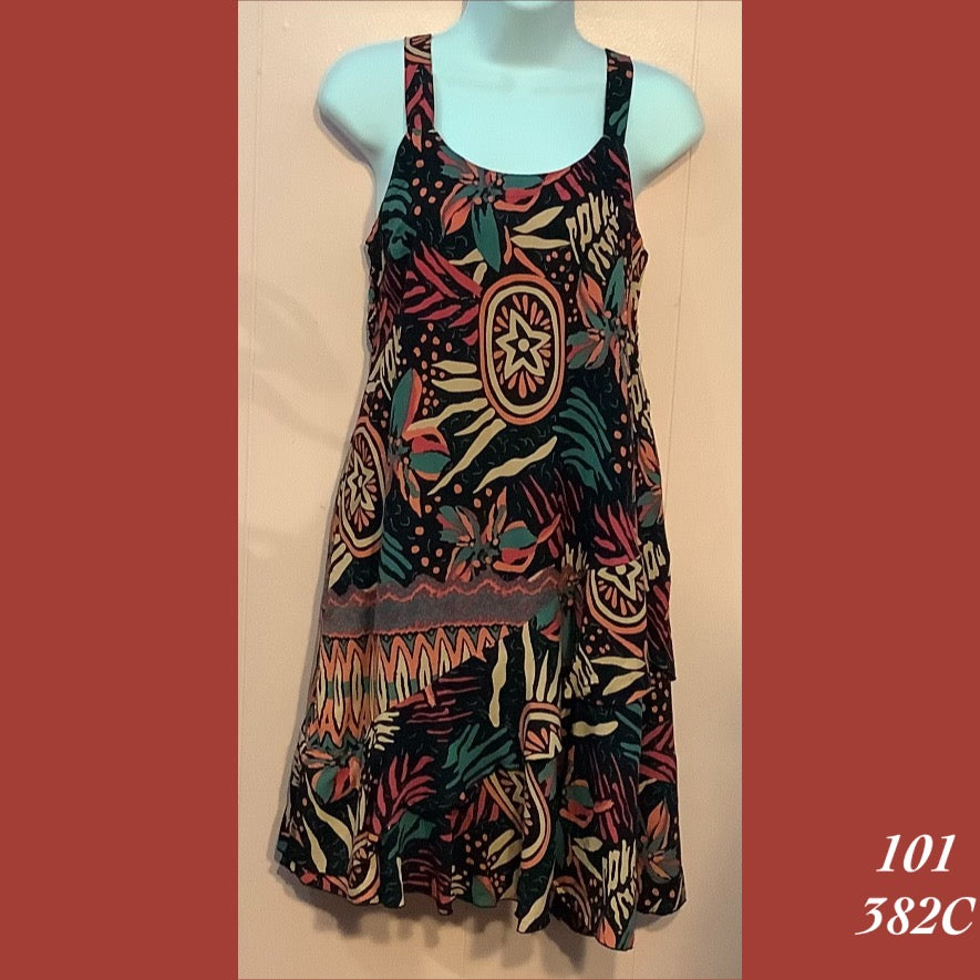 101 - 382C , Tier strap dress