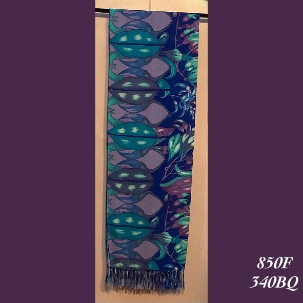 850F - 340BQ , Fringed scarf