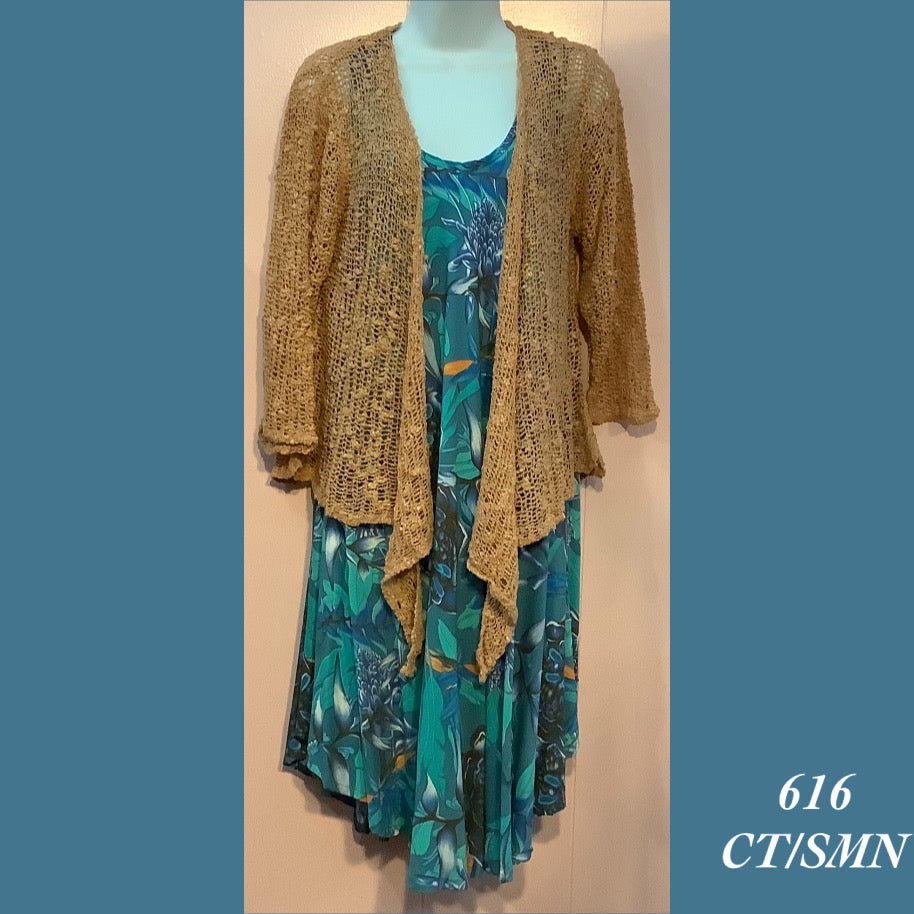 616 - CT/4 , Shrug( , Salmon , Dress not included)