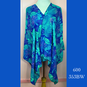600 - 353BW, Shoulder Wrap Sarong
