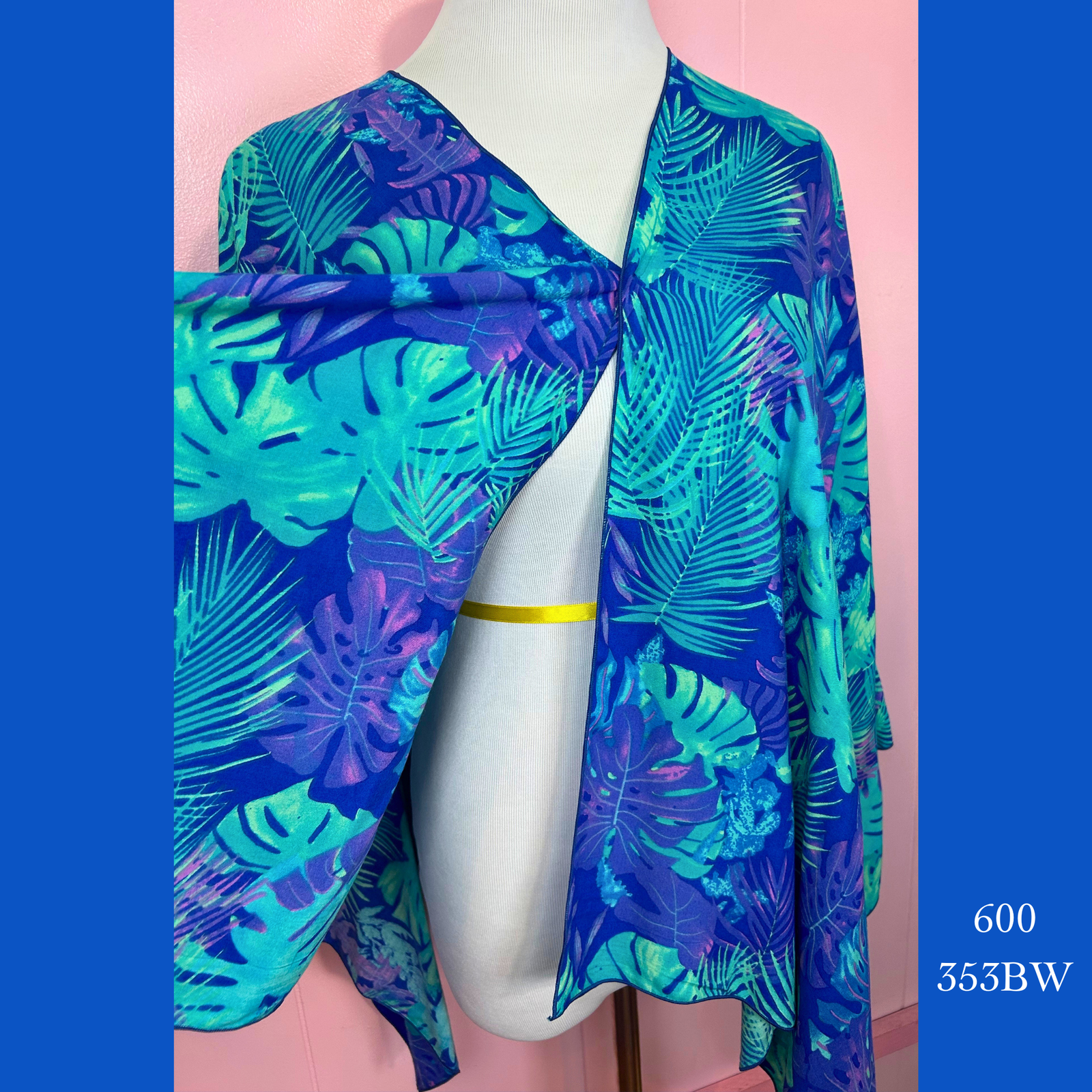 600 - 353BW, Shoulder Wrap Sarong