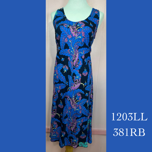 1203LL - 381RB , Tank Dress