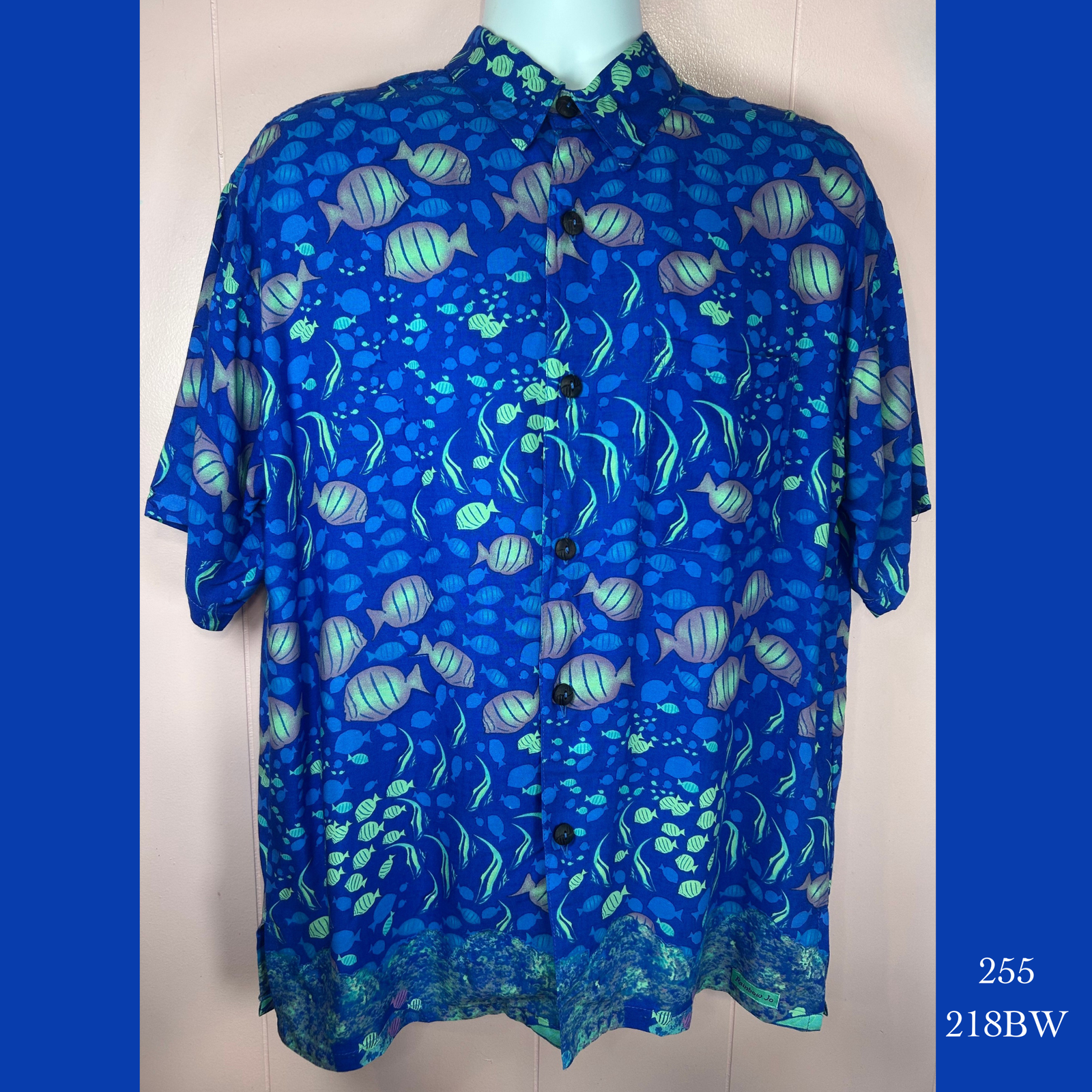 255 - 218BW, Men's Aloha Shirt