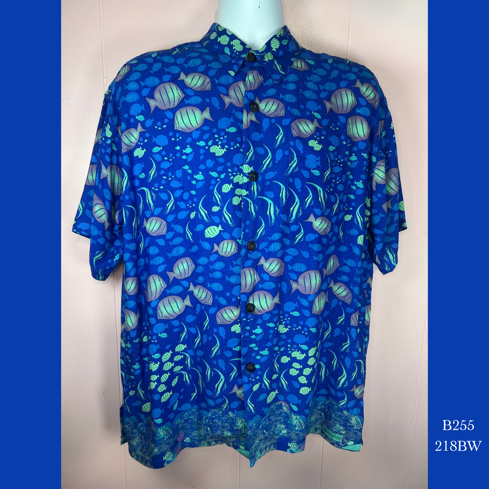 B255 - 218BW , Baby Boy's Aloha Shirt