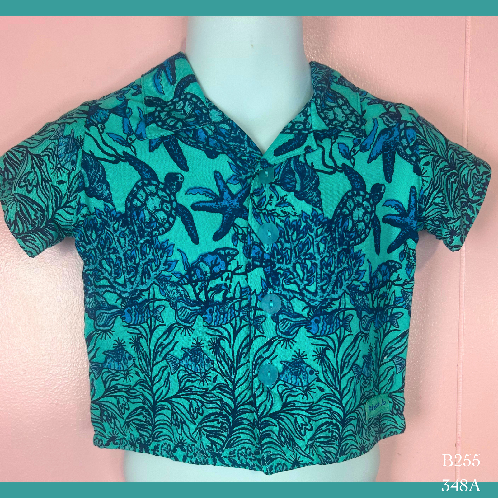 B255 - 348A, Baby Boys Aloha Shirt