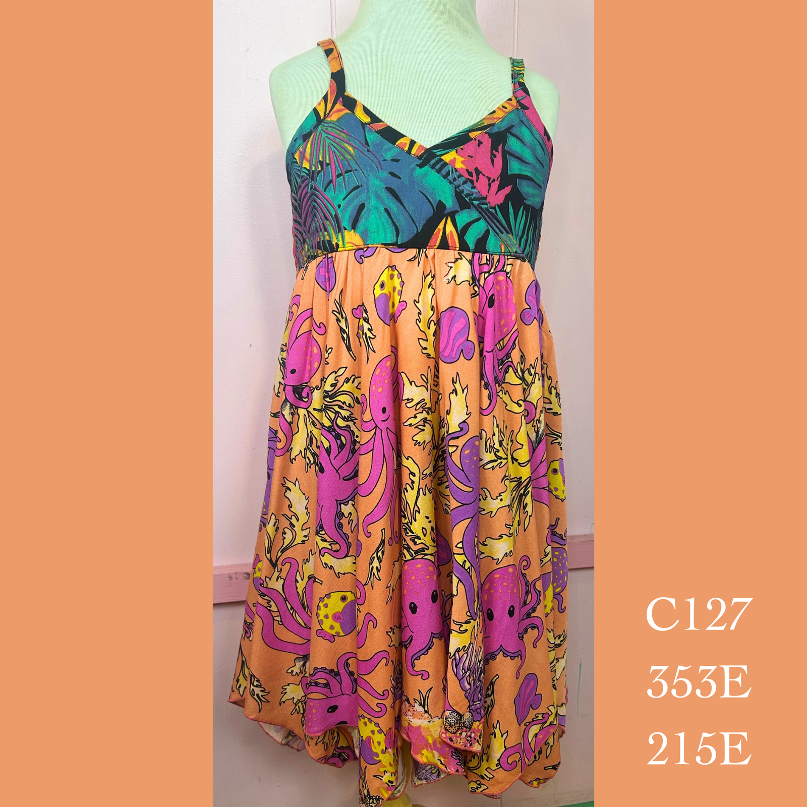 C127 -353E/215E , Children's Handkerchief Dress
