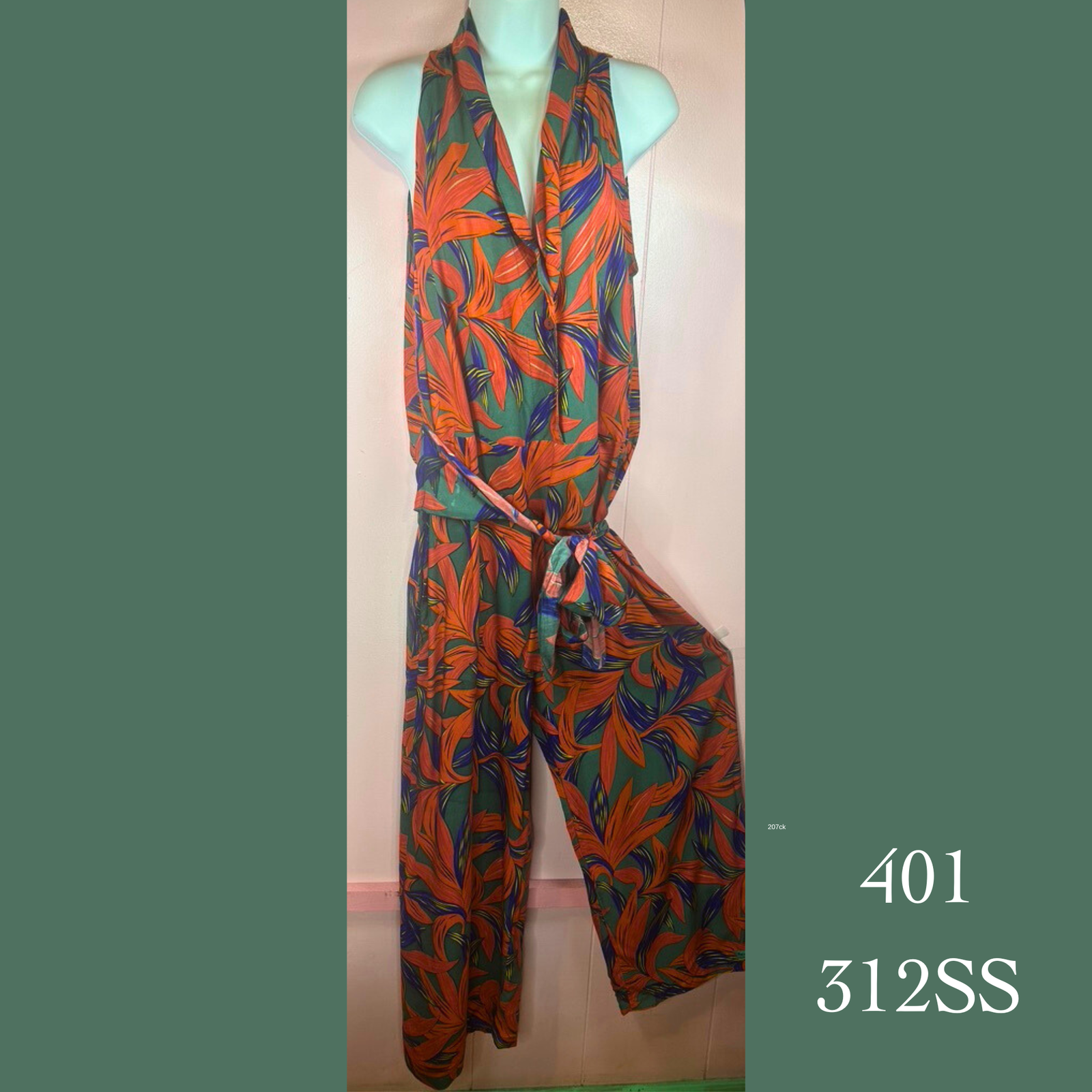 401 - 312SS, Halter Pantsuit