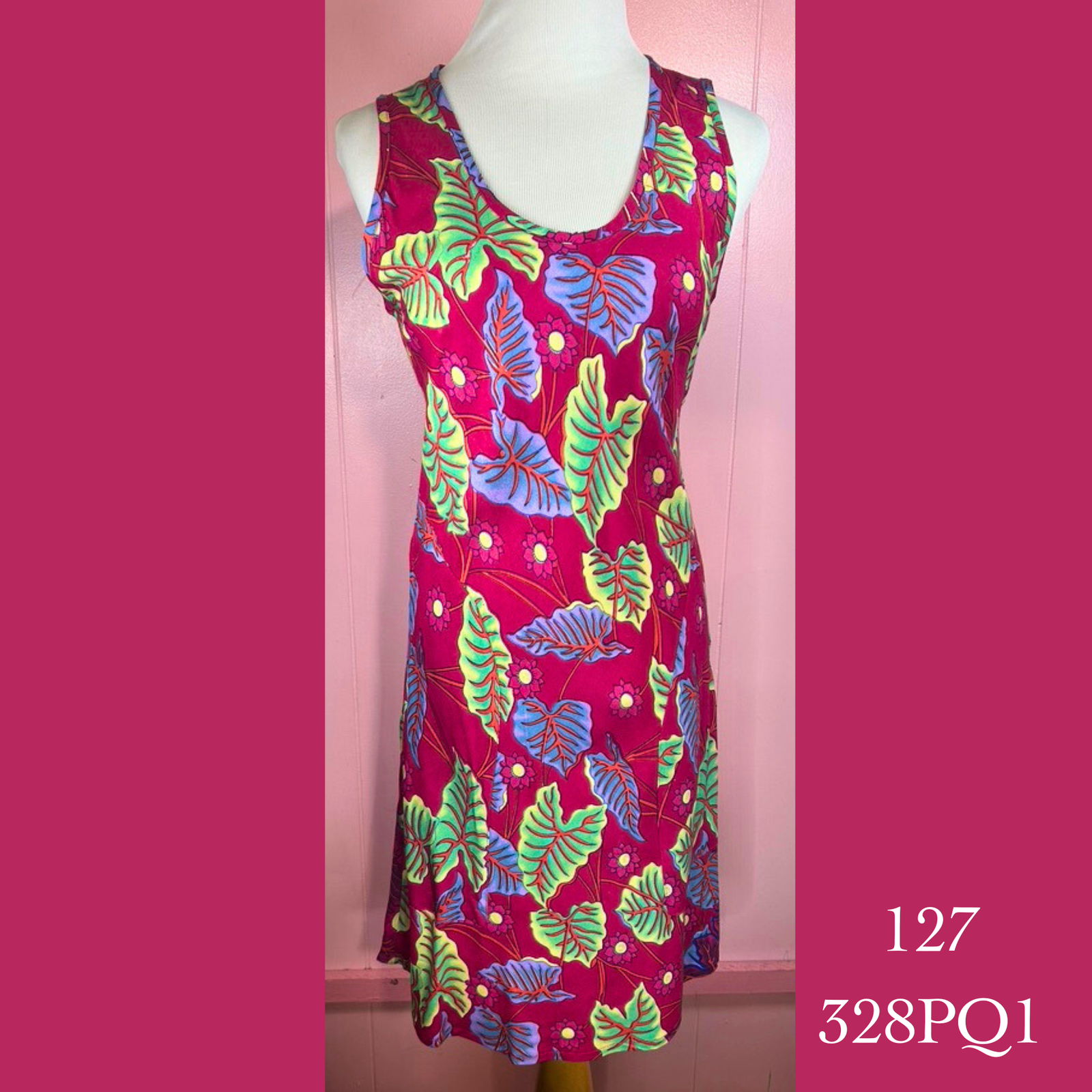 127- 328PQ1 , Relaxed fit pocket dress