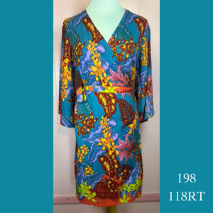 198 - 112RT , Kimono Robe with pockets