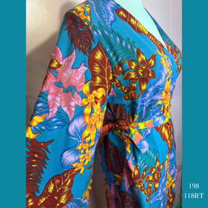 198 - 112RT , Kimono Robe with pockets