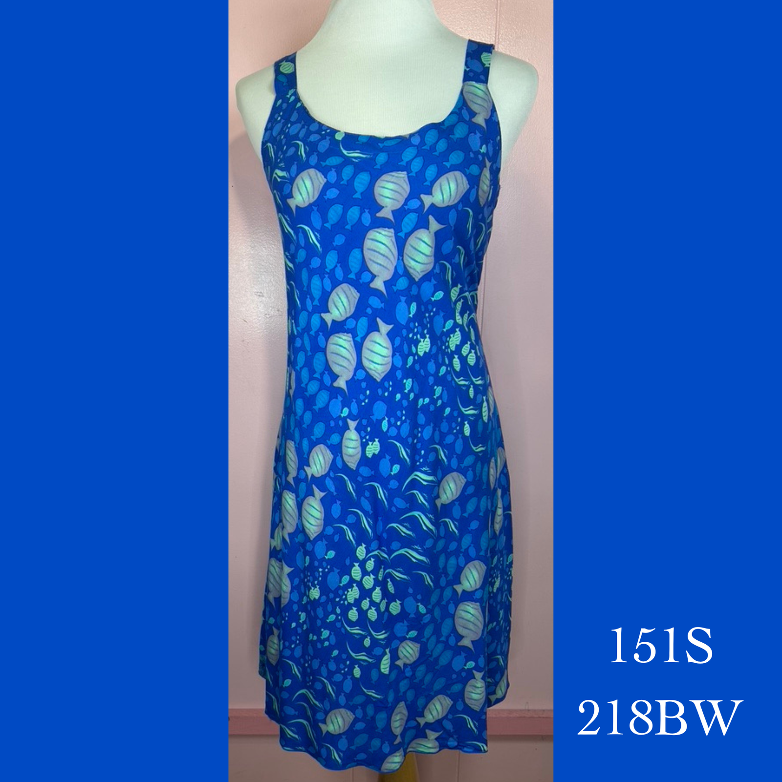 151S - 218BW , Bias cut strap dress