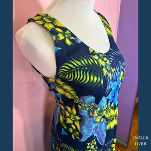 1203LLR - 112RB , Tank dress with ruffle